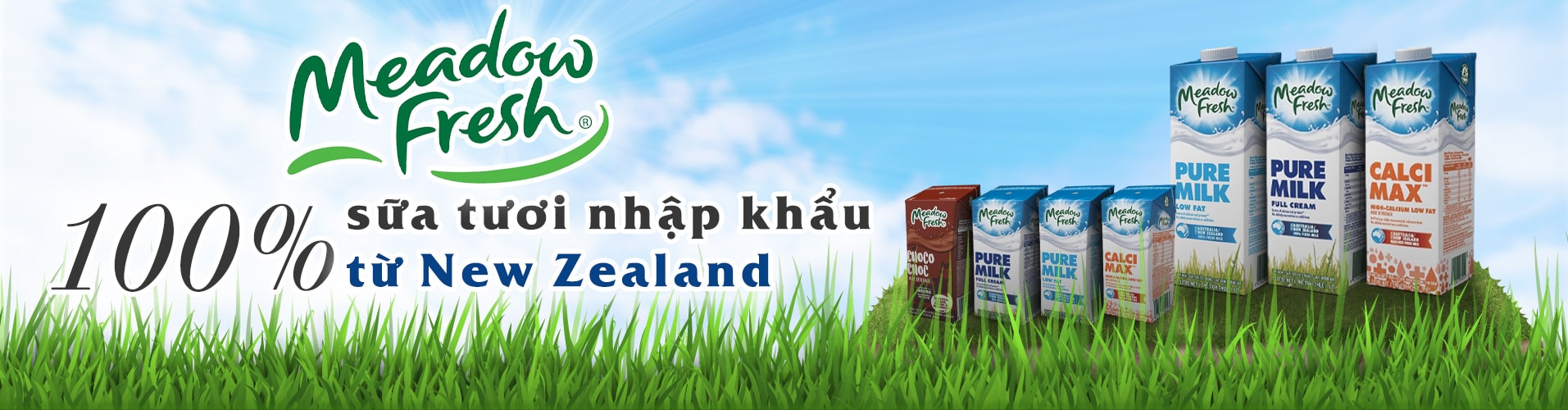 Meadow Fresh - Sữa tươi nhập khẩu từ New Zealand