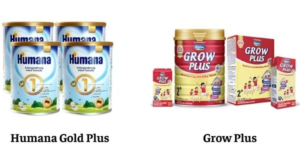 Humana Gold Plus 800g có giá trên 600 nghìn - gấp đôi giá sữa Grow Plus