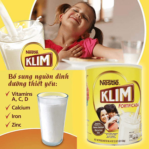 Sữa bột KLIM còn được sử dụng trong nấu nướng và làm bánh