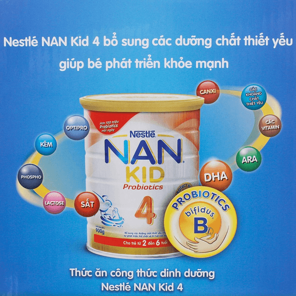 Sữa NAN Kid 4 giúp trẻ tăng cân khỏe mạnh, phát triển đầy đủ
