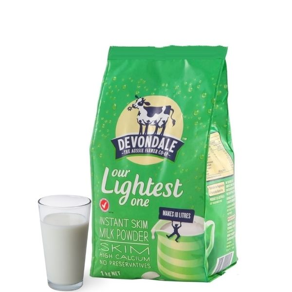 Dòng sữa Devondale tách béo dạng bột