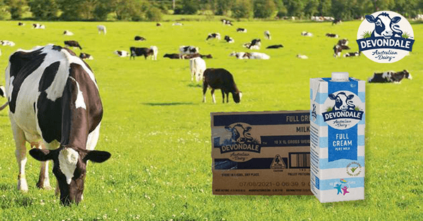 Devondale có hơn 2500 nông trại sữa bò trên khắp nước Úc