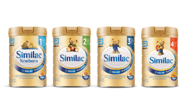 Sữa Similac IQ Plus HMO có 4 loại dành cho từng độ tuổi khác nhau