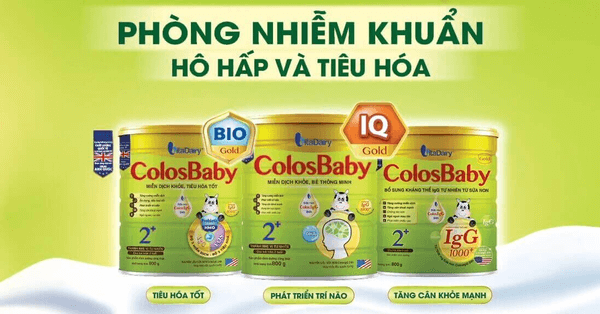 ColosBaby có nhiều loại khác nhau giúp bé phát triển toàn diện