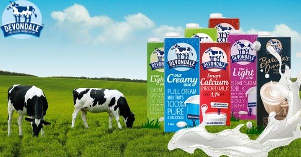 Devondale là thương hiệu sữa nổi tiếng đến từ Úc