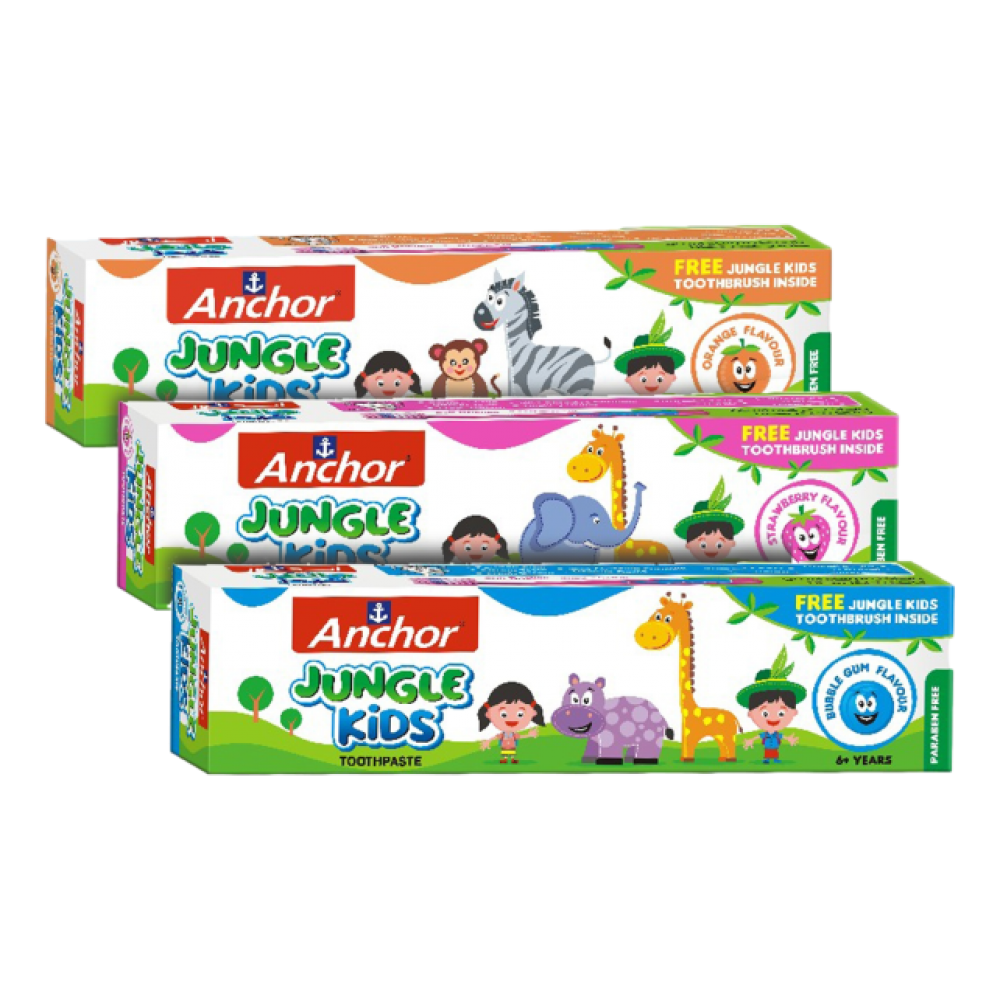 Kem đánh răng Anchor Jungle Kids