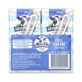Sữa tươi Nguyên kem Devondale 200ml