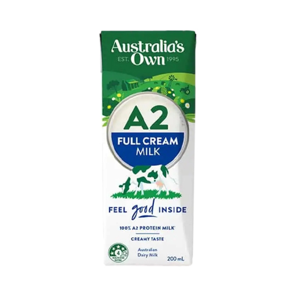 Sữa tươi Australia's Own A2 hộp 200mL