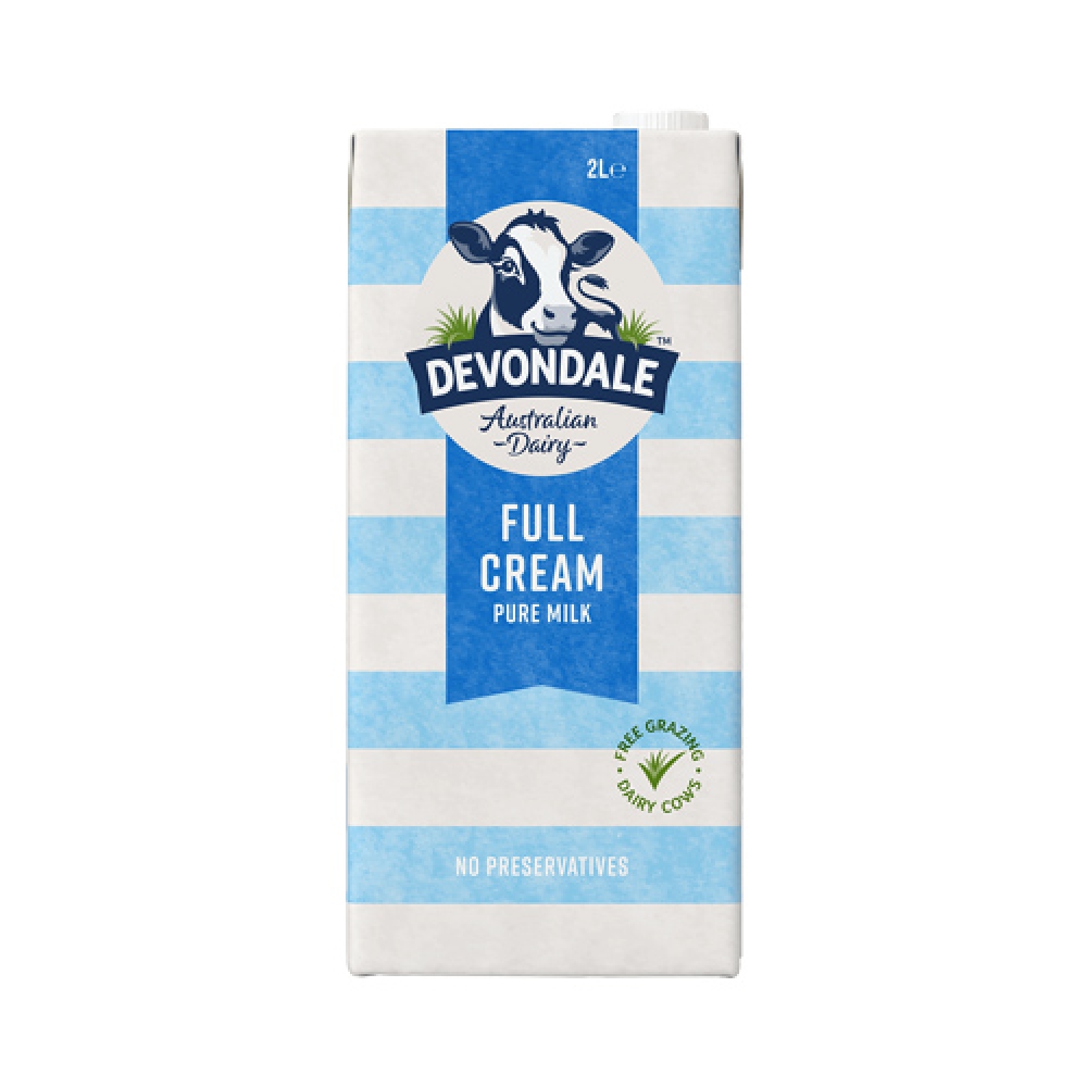 Sữa tươi Devondale Nguyên kem hộp 2L