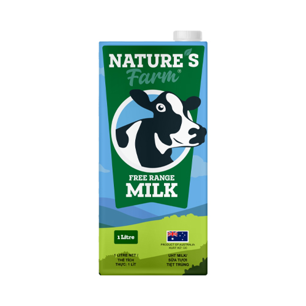 Sữa tươi Nature's Farm Nguyên kem hộp 1L