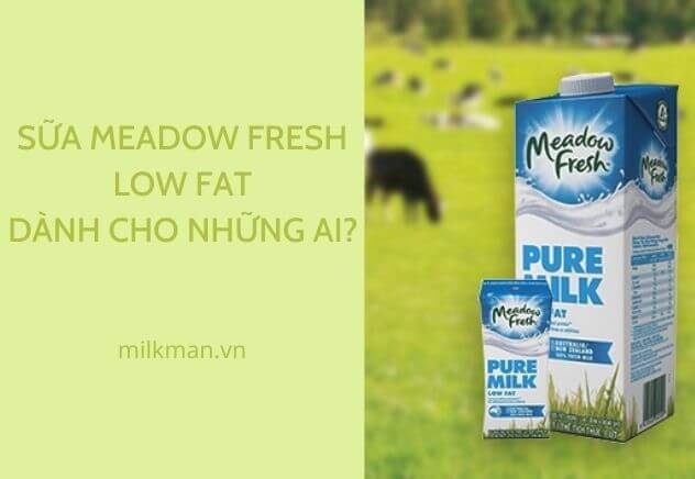 Sữa Meadow Fresh ít béo có công dụng gì? Có tốt không?